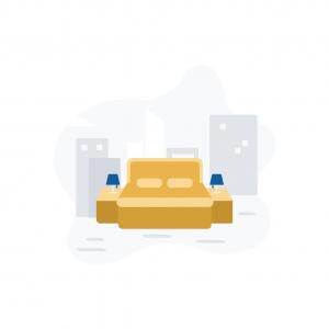 One Room Suite with Two Queen Beds - Disability Access/Non Smoking/Interior Corridor